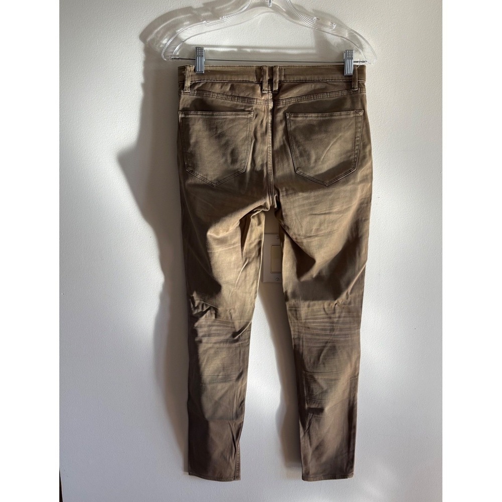 Madewell Skinny Pants Womens Dark Khaki Stretch Cotton Blend Size 27 - Picture 2 of 5